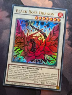 Black Rose Dragon Ultra Rare Yugioh Card LC05-EN004 - NM - Image 1