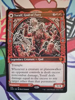 Toralf, God of Fury (Showcase) Mythic Rare 313 Kaldheim Regular Near Mint - Image 1