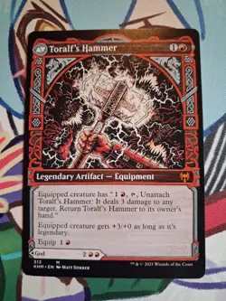 Toralf, God of Fury (Showcase) Mythic Rare 313 Kaldheim Regular Near Mint - Image 2