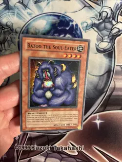 (51) Yugioh Bazoo the Soul-Eater LON-064 Super Rare 1st Ed LP - Image 3