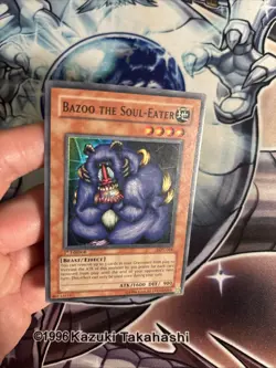 (51) Yugioh Bazoo the Soul-Eater LON-064 Super Rare 1st Ed LP - Image 4
