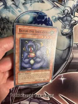 (51) Yugioh Bazoo the Soul-Eater LON-064 Super Rare 1st Ed LP - Image 5