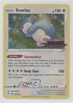 Snorlax (Vivid Voltage Stamp) Holo Pokemon Sword & Shield #131 - Image 1