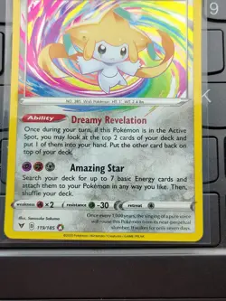 Pokemon TCG Jirachi 119/185 Vivid Voltage Amazing Rare Holo English 2020 - Image 3