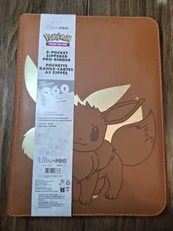 Ultra PRO Eevee 9-Pocket Zippered PRO-Binder Pokemon TCG Card Album 360 Cards - Image 1