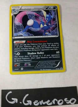 Pokemon Company Greninja XY24 XY Promo Holo Stage 2 130HP English 2014 LP/NM - Image 2