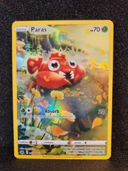Paras GG32/GG70 Pokemon TCG Ultra Rare Crown Zenith: Galarian Gallery Near Mint - Image 1