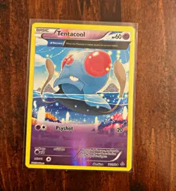 The Pokemon Company Tentacool 77/160 XY Primal Clash 2015 Reverse Holo Uncommon - Image 1