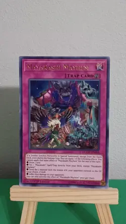 2020 Yugioh Mayakashi Mayhem Trap Card DUOV-EN056 Duel Overload Ultra Rare - Image 1