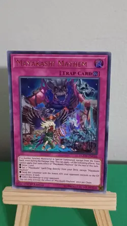 2020 Yugioh Mayakashi Mayhem Trap Card DUOV-EN056 Duel Overload Ultra Rare - Image 3