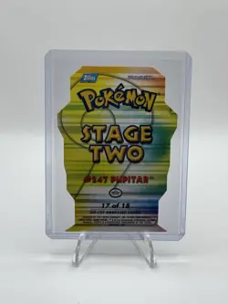 Pokemon Pupitar Johto League Champions Die Cut Embossed #17 247 Stage 2 - Image 2