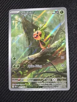 Chespin 087/086 Chaos Rising Pokemon Card NM - Image 1