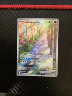 Pokemon SV02 Paldea Evolved 219/193 Sudowoodo Illustration Rare NM - Image 1