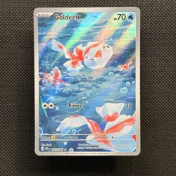 Goldeen 087/084 Illustration Rare Pokemon TCG ME05 Pitch Black NM Pack Fresh - Image 1