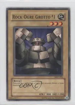 Rock Ogre Grotto #1 Unlimited YuGiOh Metal Raiders #MRD-004 2002 READ - Image 1