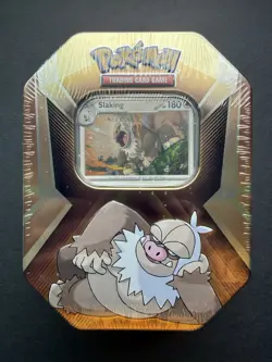 Pokemon TCG: Slaking Triple Whammy Collectors Tin - Factory Sealed - Image 1
