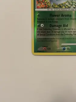 Pokemon TCG Shaymin 14/127 Platinum Reverse Holo Rare HP 70 Basic English - Image 2