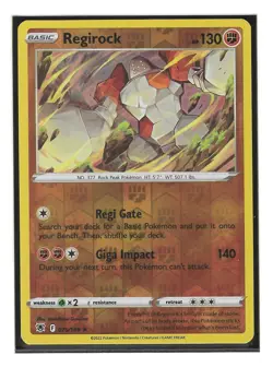 Regirock 75/189 Astral Radiance Reverse Holo Pokemon TCG - Image 1