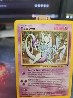 Pokemon Mewtwo TCG Legendary Collection 29/110 Regular Rare Card LP+ - Image 2