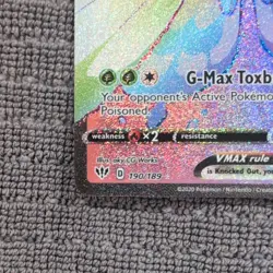 Butterfree VMAX 190/189 Holo Secret Rare Darkness Ablaze EN 300 HP - Image 4