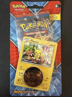 NEW SEALED Pokemon XY Breakpoint Blister Pikachu XY95 Promo 2016 Checklane - Image 1