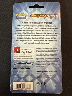 NEW SEALED Pokemon XY Breakpoint Blister Pikachu XY95 Promo 2016 Checklane - Image 2