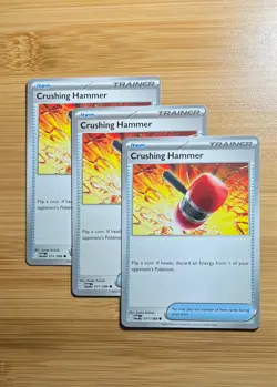 Crushing Hammer 3x 071/088 Pokemon Perfect Order Common NM Pokemon TCG - Image 1