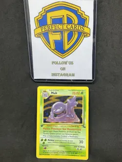 POKEMON FOSSIL 1 EDIZIONE MUK HOLO 13/62 PL/PR ITA - Image 1