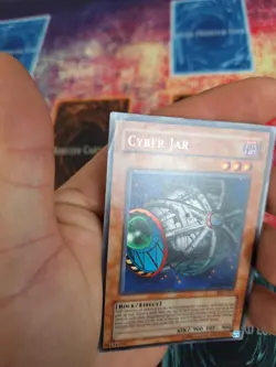 Yugioh Cyber Jar MRL-027 Rare OG Unlimited Lightly Played - Image 3