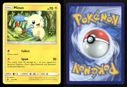 Minun 34/73 Shining Legends LP Pokemon - Image 3