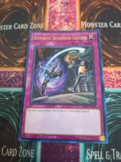 Yugioh Different Dimension Ground RA04-EN101 Ultra Rare 1st Edition Near Mint - Image 1