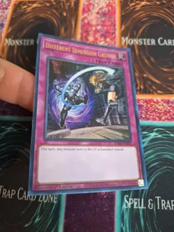 Yugioh Different Dimension Ground RA04-EN101 Ultra Rare 1st Edition Near Mint - Image 2