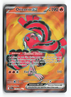 Oricorio ex 110/094 ME02: Phantasmal Flames Holo Ultra Rare Pokemon TCG Card NM - Image 1
