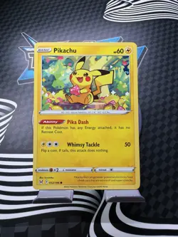 Pikachu 052/196 SWSH11: Lost Origin Regular - Pokemon TCG NM - Image 1