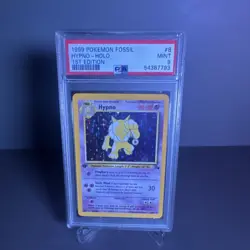 Pokemon Hypno Fossil 8/62 1st Edition Holo 1999 PSA 9 English Card - Image 3