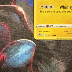 Pokemon TCG Pikachu 052/196 Sword & Shield Lost Origin Holo Common ENG HP 60 - Image 5