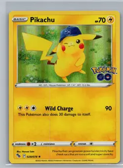 Pokemon Pikachu (28) Pokemon GO #028/078 NM - Image 1