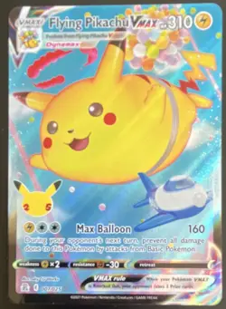 Flying Pikachu VMAX 007/025 Celebrations Holo English 2021 - Image 1
