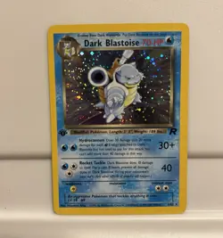 The Pokemon Company Dark Blastoise 3/82 Team Rocket Holo Rare 1st Ed English - Image 1
