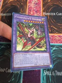 Yugioh Fiendsmith's Desirae RA04-EN056 Secret Rare 1st Edition Near Mint - Image 2