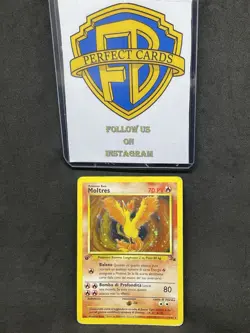 POKEMON FOSSIL 1 EDIZIONE MOLTRES HOLO 12/62 PL/PR ITA - Image 1
