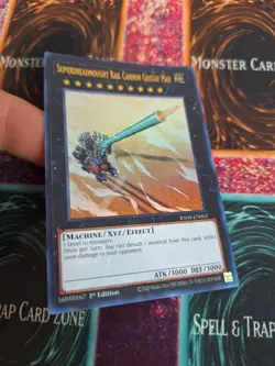 Yugioh Superdreadnaught Rail Cannon Gustav Max RA04-EN063 Ultra 1st Edition NM - Image 2