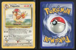 Pidgeotto 22/102 Rare Base Set Unlimited Pokemon Lightly Played - Image 3