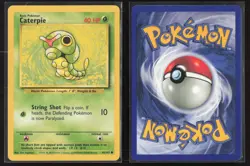 Caterpie 45/102 Common Base Set Unlimited Pokemon Lightly Played - Image 3