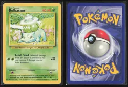 Bulbasaur 44/102 Common Base Set Unlimited Pokemon Lightly Played - Image 3