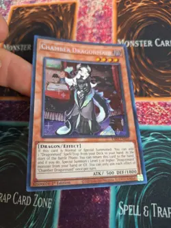 Yugioh Chamber Dragonmaid RA04-EN032 Secret Rare 1st Edition Near Mint - Image 2
