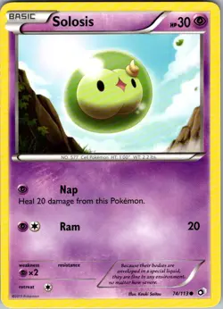 Solosis (74) Legendary Treasures 74/113 Common Pokemon Near Mint - Image 1