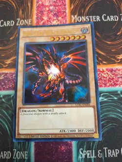 Yugioh Red-Eyes Black Dragon LC01-EN006 Ultra Rare Limited Near Mint - Image 1