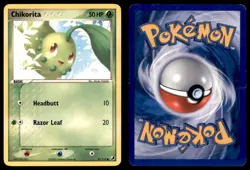 Chikorita 51 115 C Unseen Forces Pokemon MP - Image 3