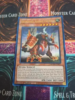 Yugioh Swordsoul Auspice Chunjun MAMA-EN037 Ultra Rare 1st Edition Near Mint - Image 1